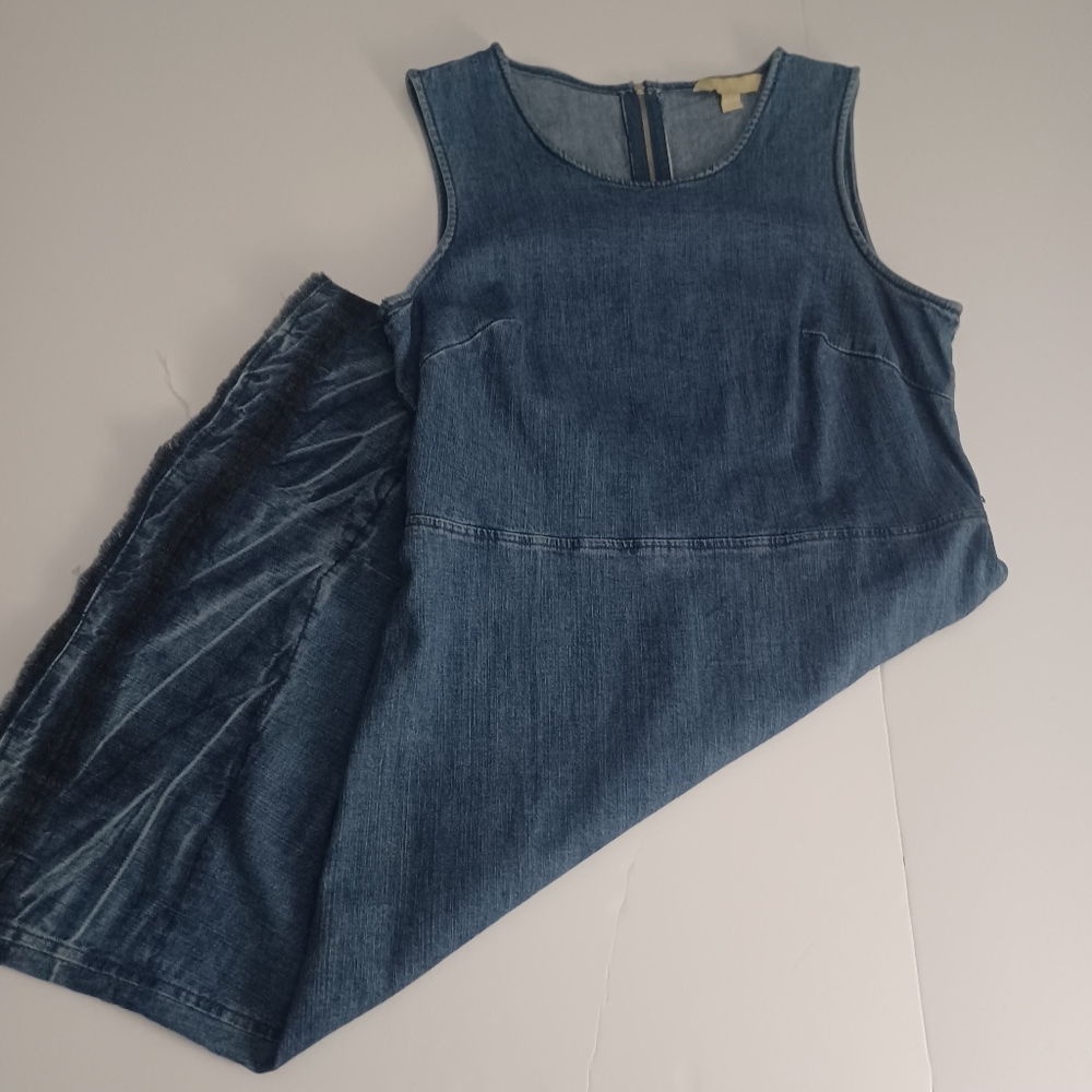 Hope And Harlow Denim Dress Sz L - Picture 4 of 5